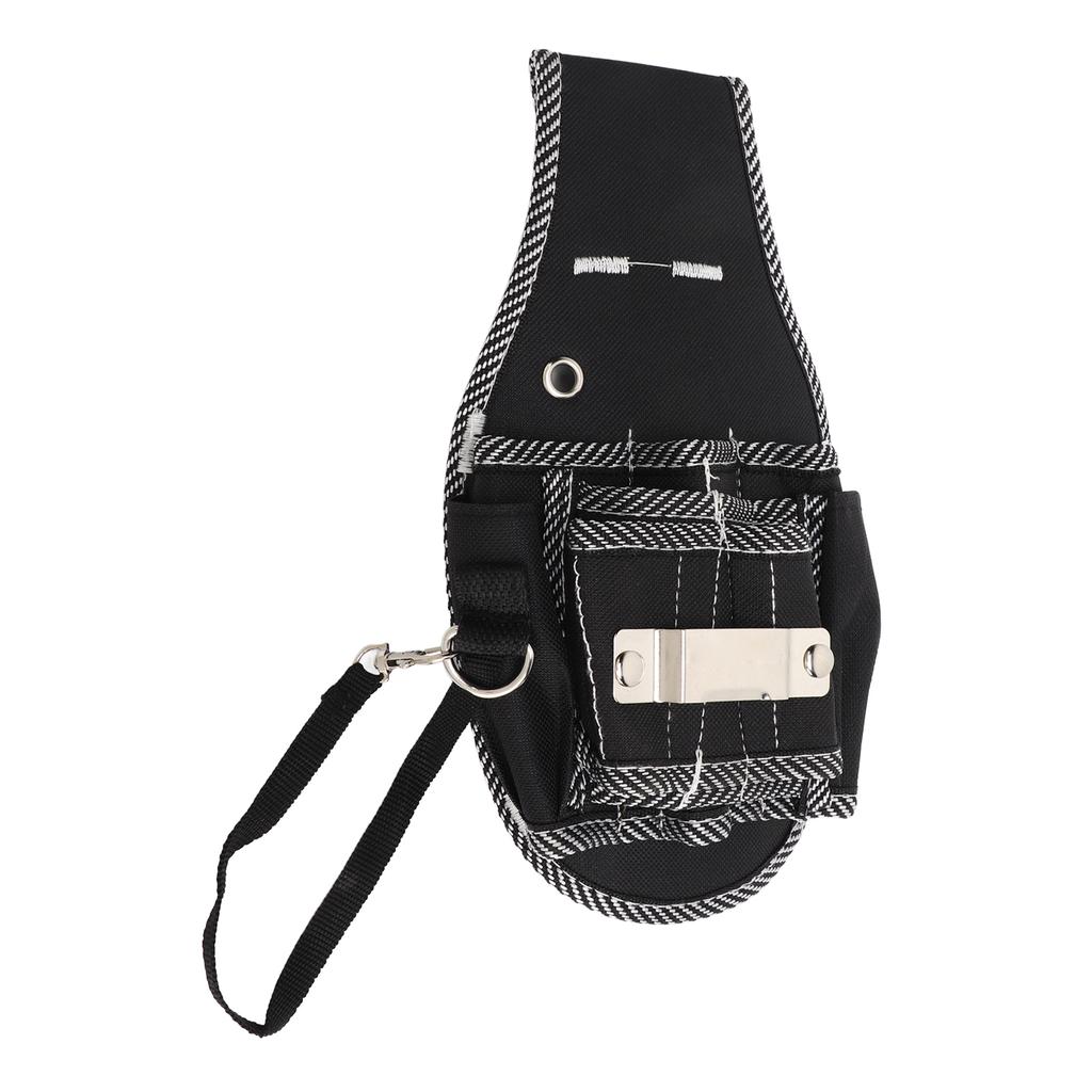 Деревообрабатывающий пояс для инструментов Ткань Оксфорд Поясная сумка для инструментов электрика Подвесная поясная сумка для инструментов Скобяные инструменты Поясная сумка Маленькая Черная