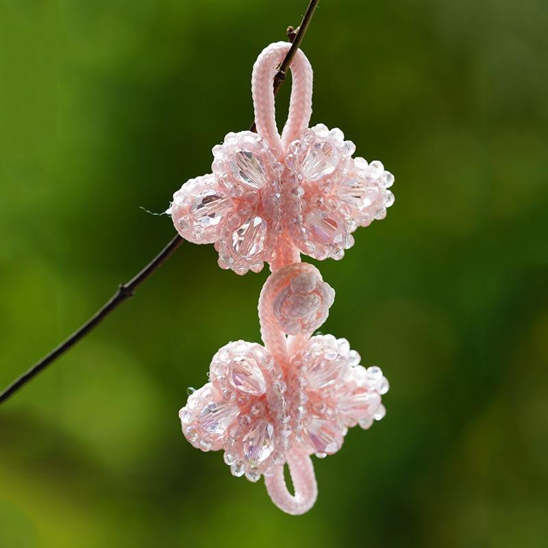 Декоративные пуговицы ручной работы из бисера в этническом стиле, китайские пуговицы ципао в стиле Тан