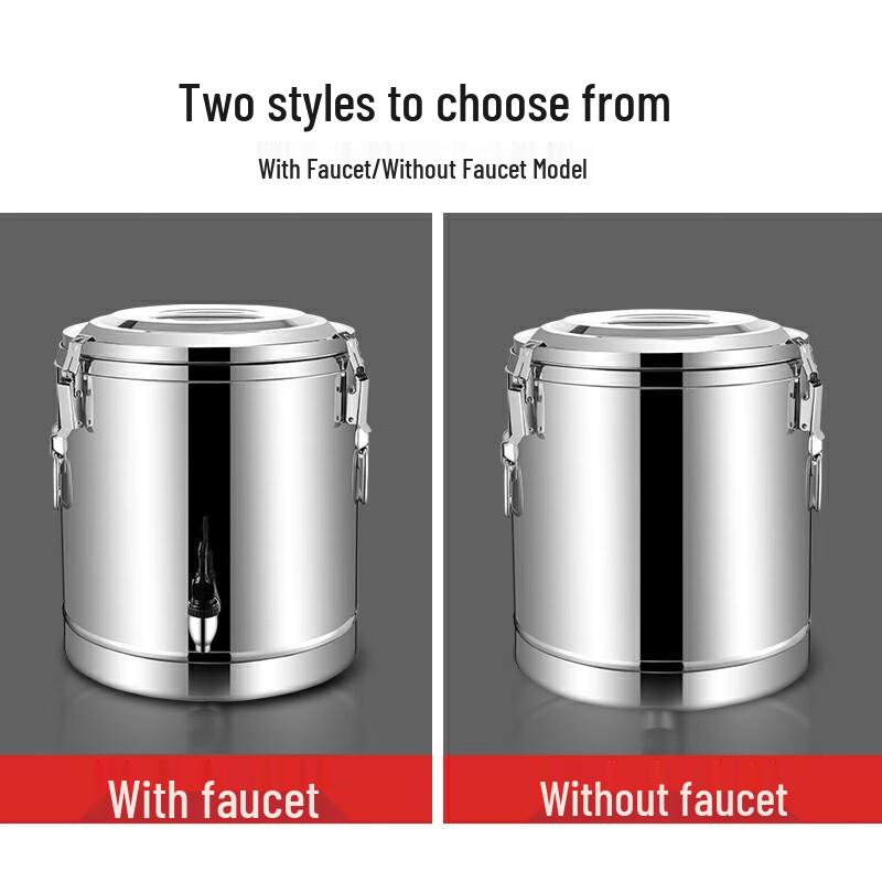Zhan Ge Stainless Steel Insulated Beverage Dispenser with Faucet