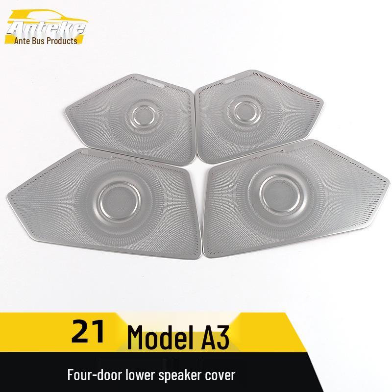 21 A3 Four-Door Lower Speaker Cover Bright Strip - Stainless Steel Modification Accessory