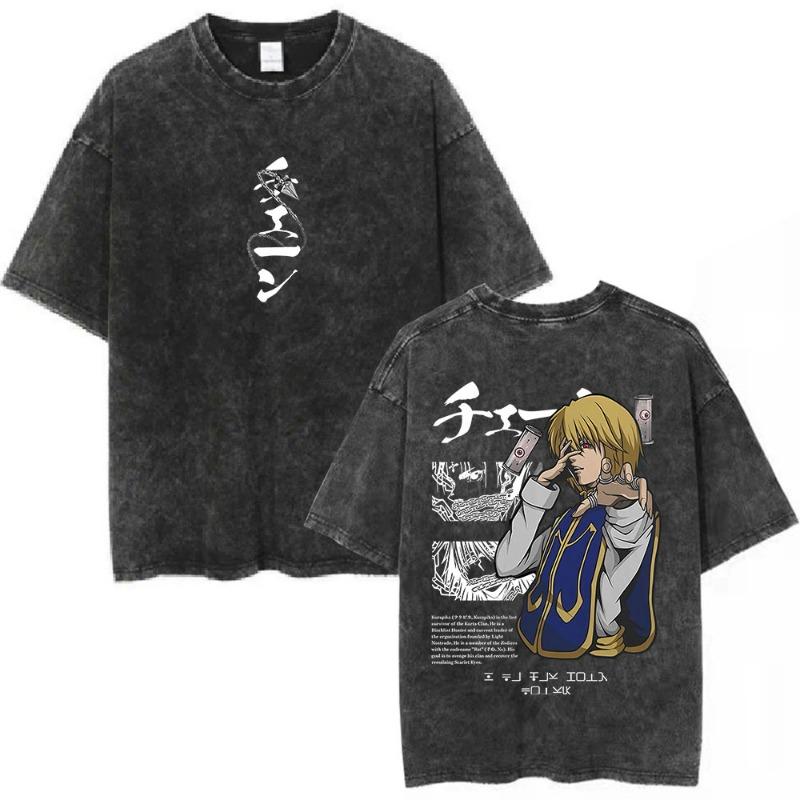 kingdom hearts Washed T shirt 2026 New Model personality Clothes shirt Year round clothing Streetwear Trendy Vintage Breathable