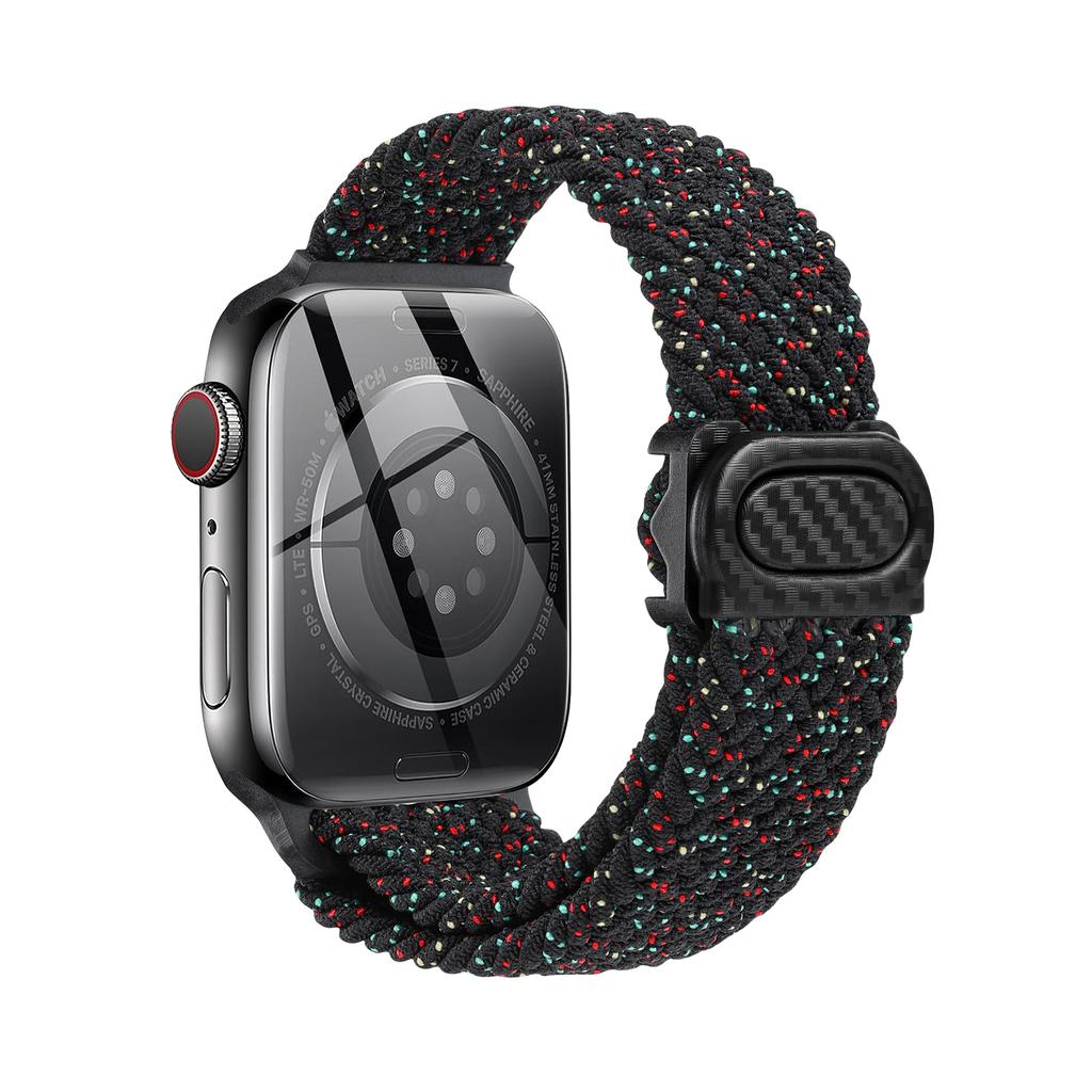 Плетеный ремешок для Apple Watch Series 10 9 8 7 6 5 4 se Ultra 2 49мм 46мм 42мм 44мм 40мм 45мм 41мм Correa Браслет Ремешки iWatch