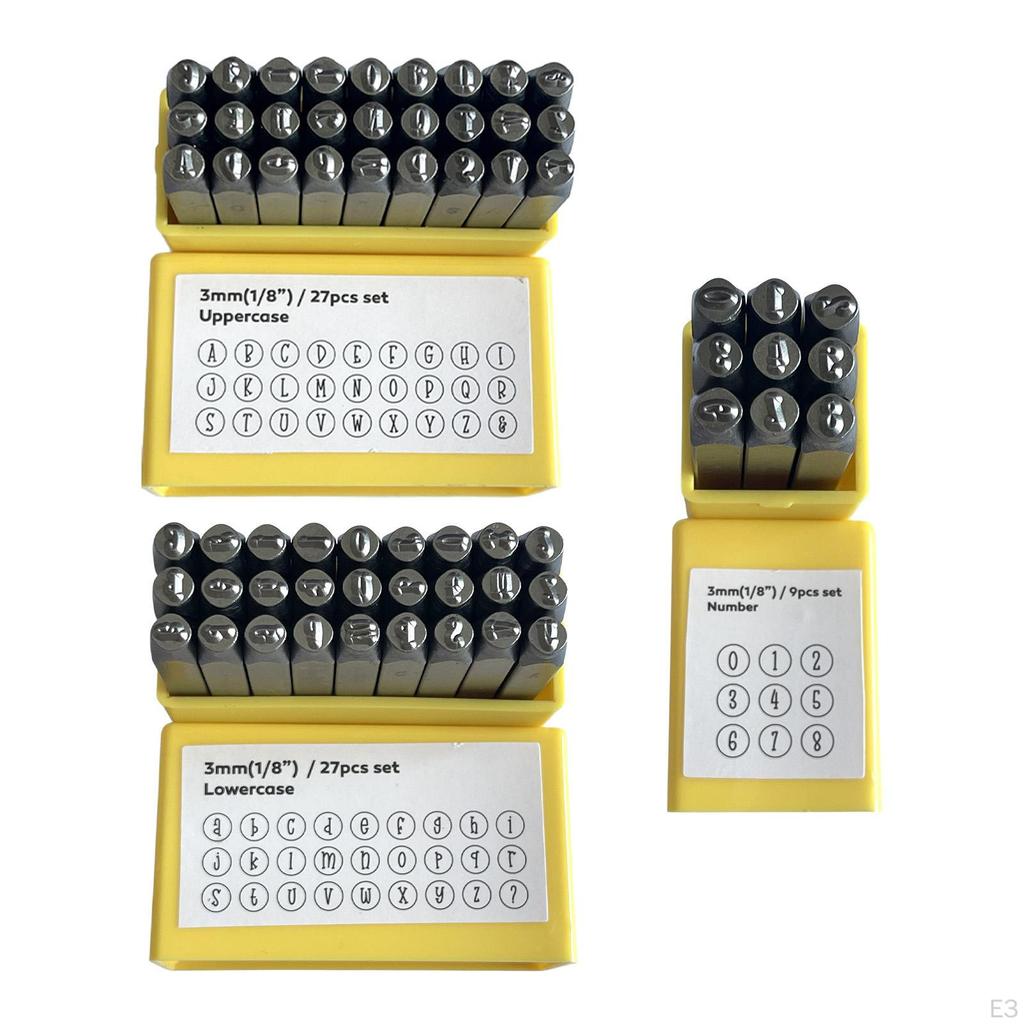 Металлический набор штамповочных инструментов для создания гравированных цифр, которые отпечатаны для