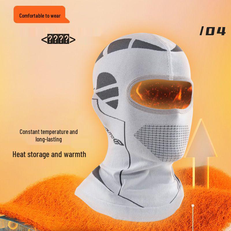 Зимняя маска для велоспорта и лыж: Толстая, Теплая, Дышащая, Ветрозащитная Балаклава/Шарф-труба