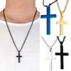 BLUELANS NECKLACE Wonderful Alloy Necklace Jewelry Christmas Simple Cross Day Men Pendant Chain Women Present