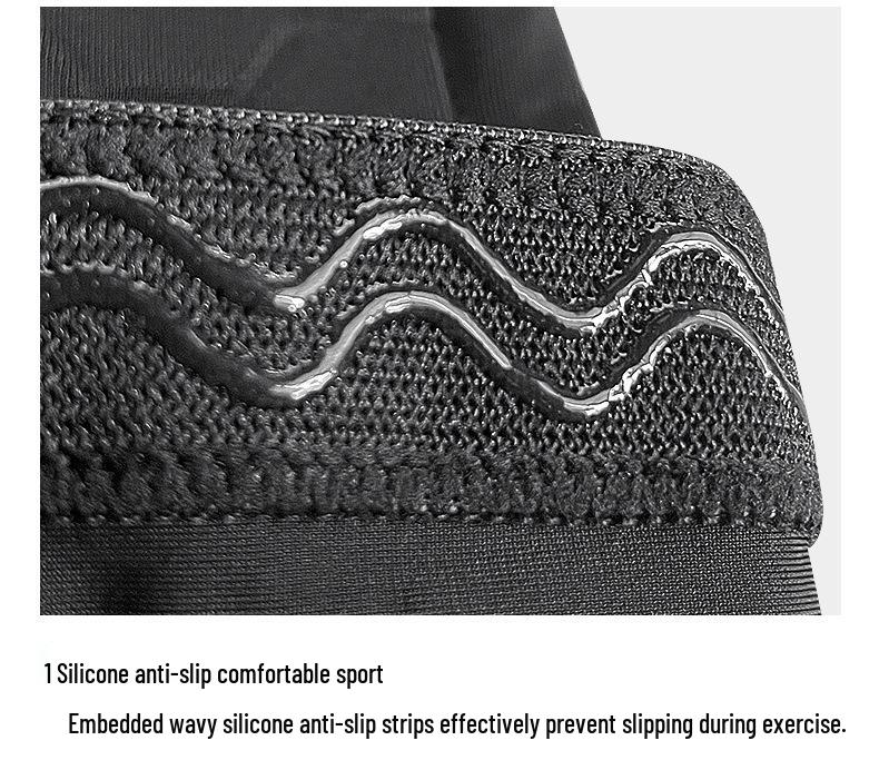 Honeycomb EVA Basketball Knee Pads with Silicone Anti-Slip, Shock Absorption, and Breathable Lycra.