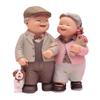 5in Grandpa Grandma Cake Making Statue Couple Anniversary Tabletop Decor  Study Desk Display Piece