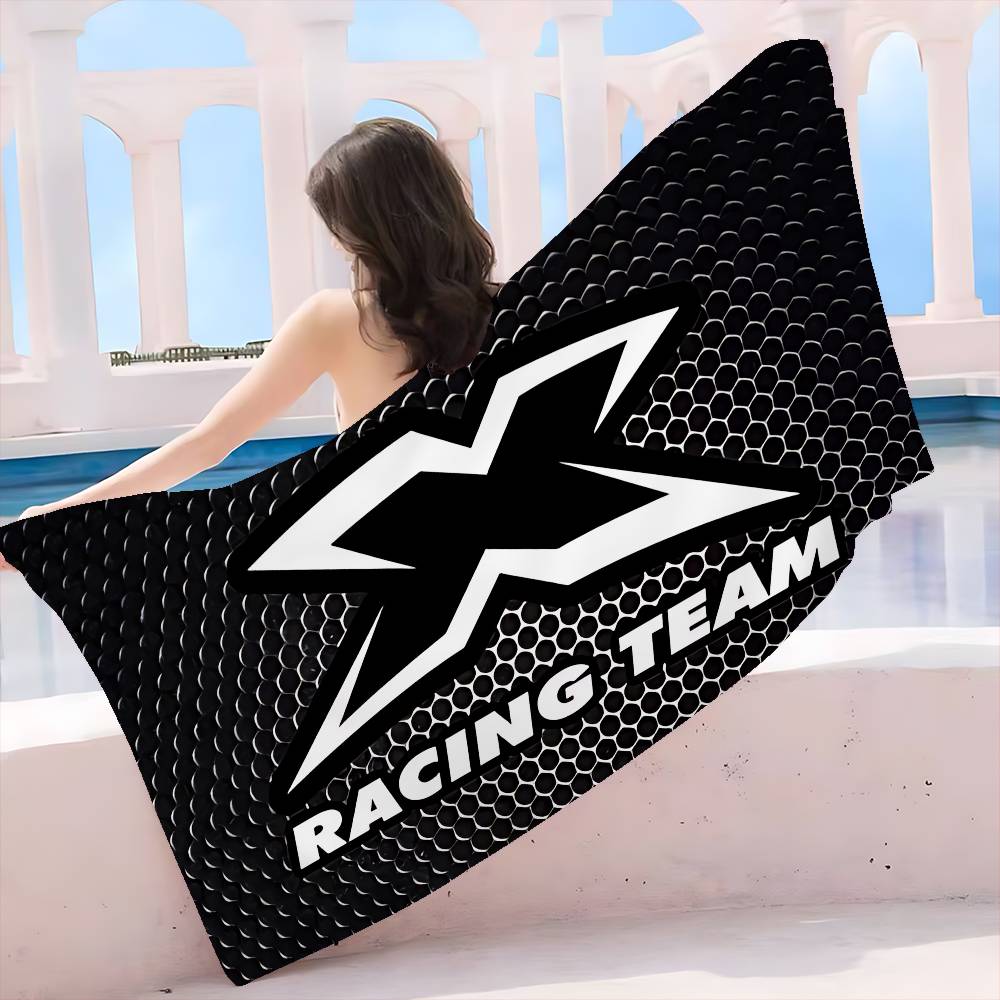 X-XRAY Racing-CarS Микрофибровое одеяло Быстросохнущие пляжные полотенца Большой размер Печать Супервпитывающее Полотенце-одеяло для бассейна