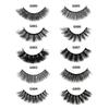 8 пар 3D ресниц Натуральные накладные ресницы Драматический объем Накладные ресницы Макияж Наращивание ресниц Ресницы для женщин девушки