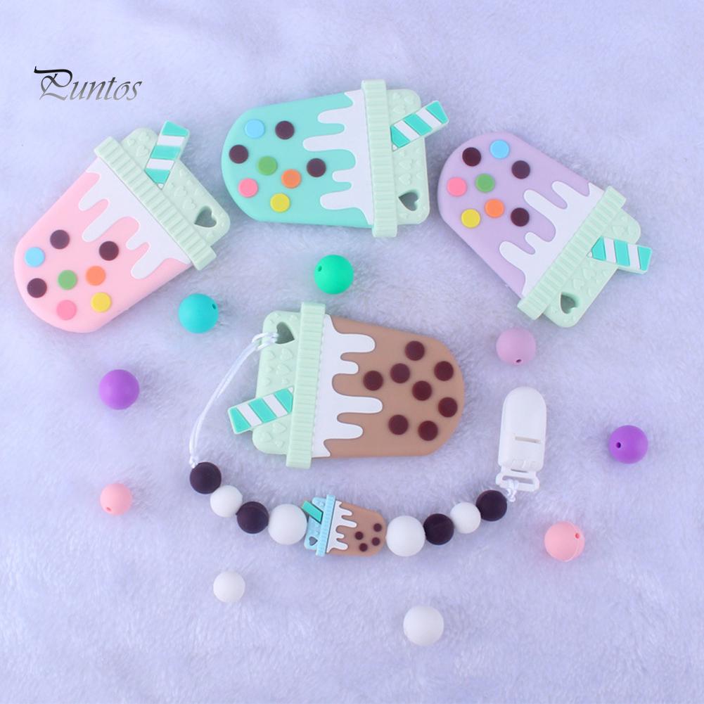 Puntos детское питание, силиконовые шарики, прорезыватель для мороженого, соска-клипса, игрушка-цепочка для прорезывания зубов