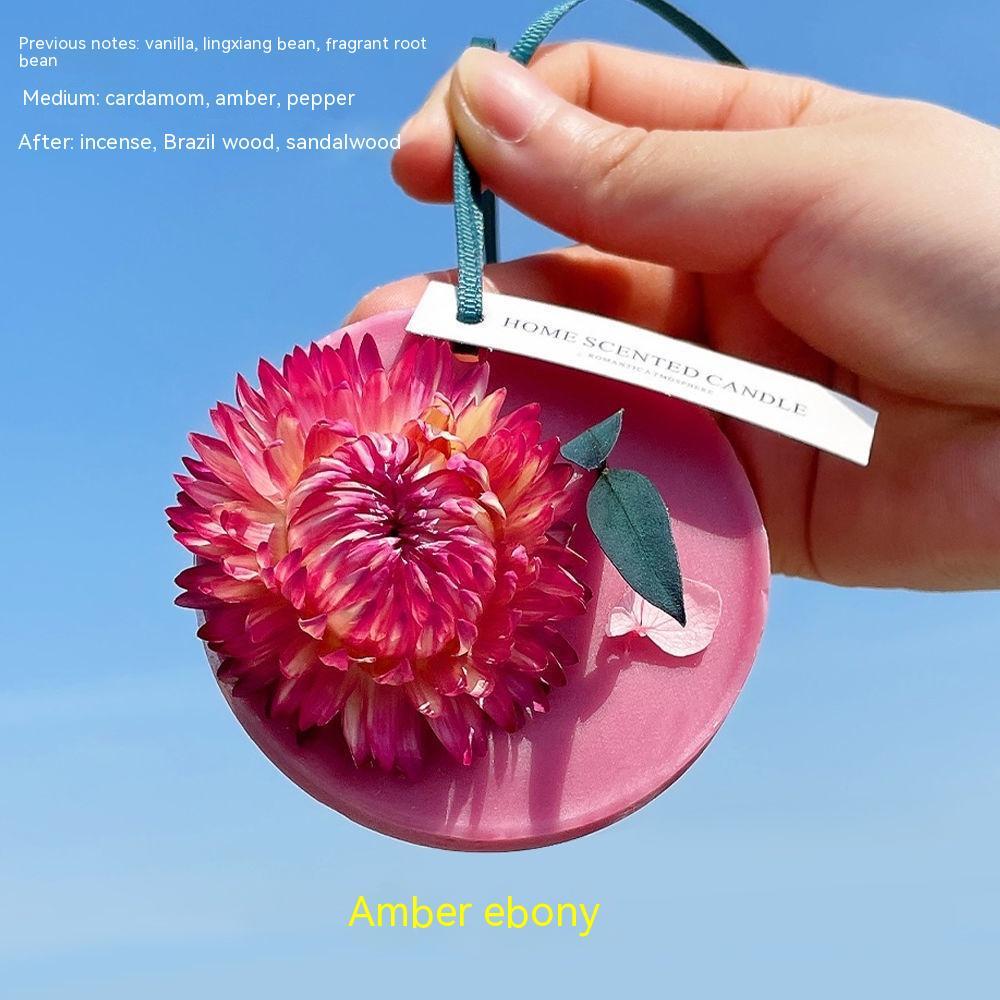 Твердый кулон для ароматерапии, сушеный цветок, ароматический воск, натуральный запах, шкаф, домашний аромат, аромат, подвесные таблетки, свеча