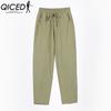 9 цветов чистого хлопка девять точек брюки весна лето узкие прямые свободные повседневные брюки женские однотонные шаровары