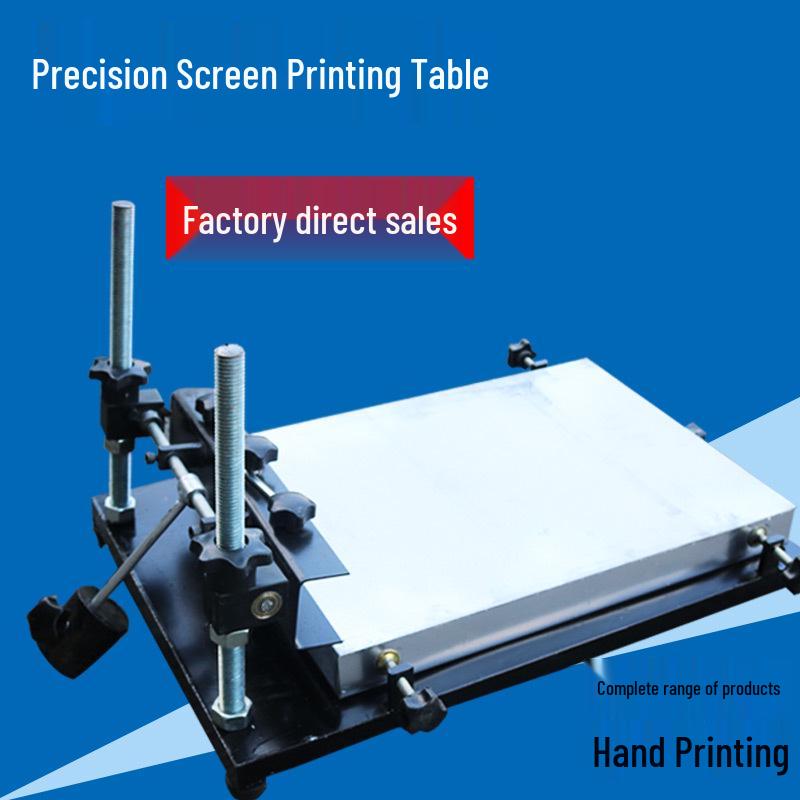 Manual Screen Printing Table for SMT Solder Paste - Large, Medium, Small Flatbed Printer