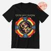 Хлопковая черная футболка унисекс с логотипом группы Electric Light Orchestra ELO, все размеры
