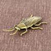 1 Pcs Fun Brass Cricket Ornaments Home Miniature Sculptures Decorative Toys Metal Crafts Gift Series Desktop Accessories