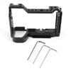 Aluminum Alloy Camera Video Protective Cage Film for Sony A6600 Camera with Cold Shoe Mount