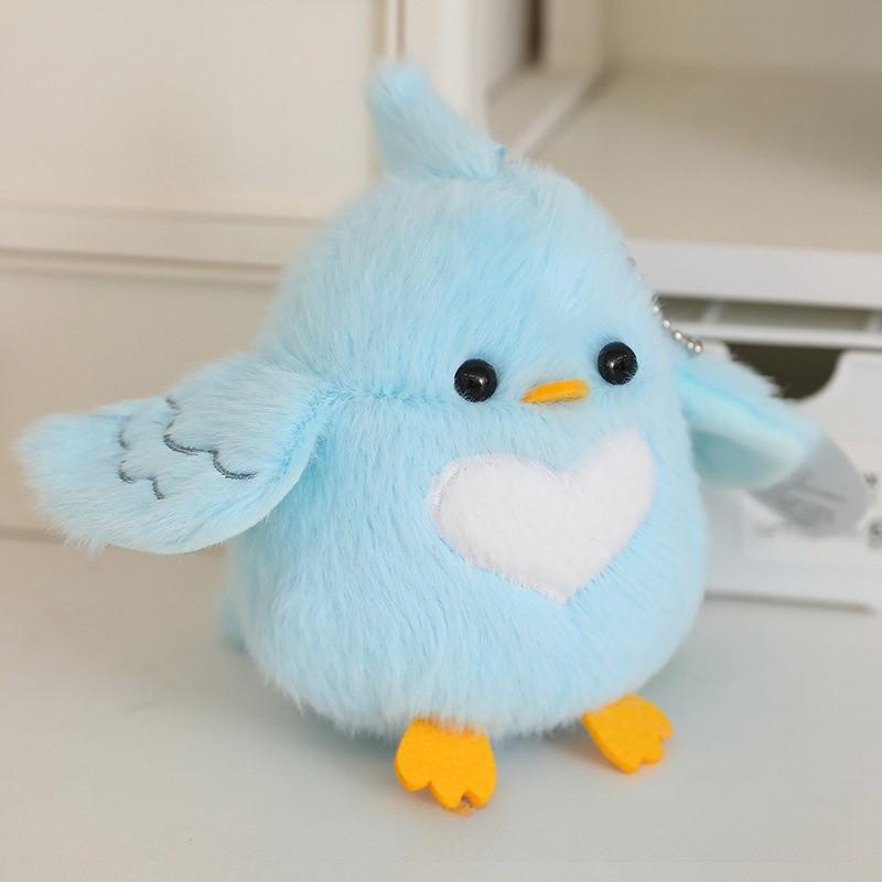 Crow Kingfisher Parrot Cute Bird Plush Toy Magnet Shoulder Play Home Decor Doll