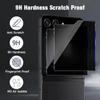 6PCS [2+2+2]for Samsung Galaxy Z Flip 6 / 5 Soft Screen Protector +Privacy Small Screen Tempered Glass+ Camera Lens 9H HD Anti Spy Tempered Glass