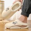 Fashion Winter Men Warm Slippers Women Cotton Slippers Outdoor Indoor Warm Shoes Waterproof Mens Couple Home Bedroom Plush Warm Slippers