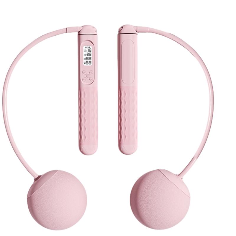 Weighted Skipping Rope with Precisions Counter Digital Counting Cordless Jump Rope For Adult Indoor and Outdoor Exercise
