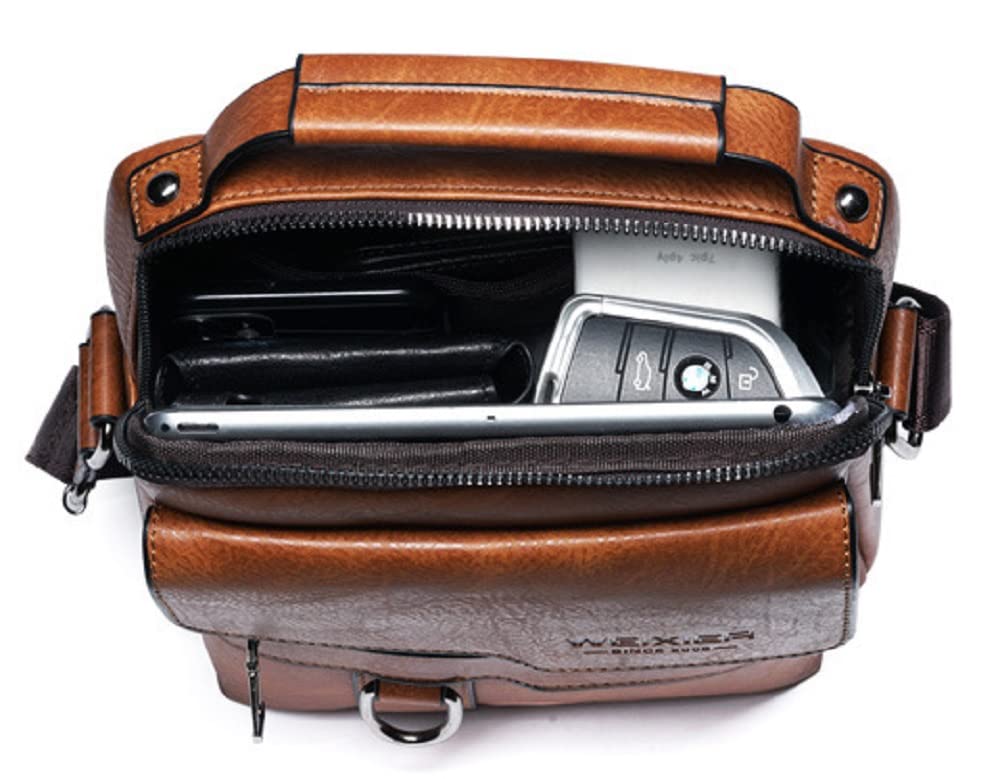 Наплечная сумка-мессенджер Ретро Наплечная Повседневная [mikan] Мужская сумка, Сумка, Дизайн, Через плечо, Сумка, Сумка, Водонепроницаемая, Деловая,