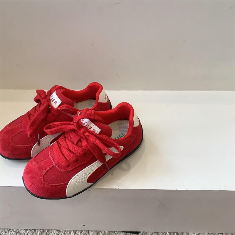Kids Casual Sneakers Boys Girls Soft Sole Rubber Bottom Toddler Training Shoes Wear