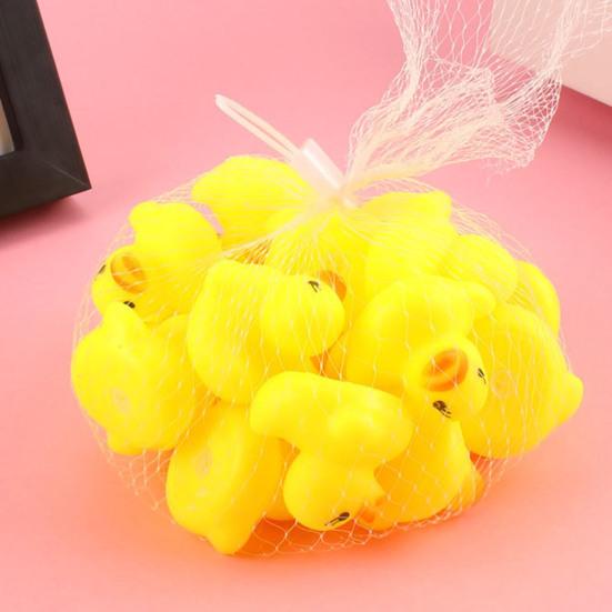 5Pcs Bath Toy Squeaky Duck Baby Water Toy Compact Children Hearing Development Toy for Home Bathroom