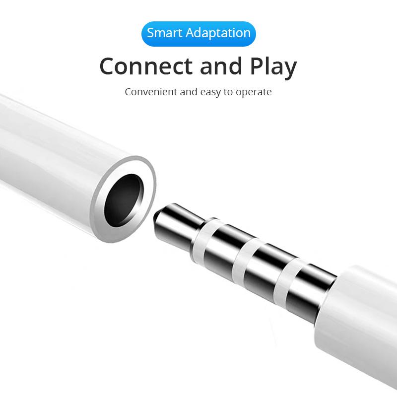 FONKEN 3,5 мм соединительный кабель-адаптер Bluetooth Lightning на 3,5 мм Aux разъем для наушников аудиоадаптер для iPhone 7/7plus/X/11Pro/XS