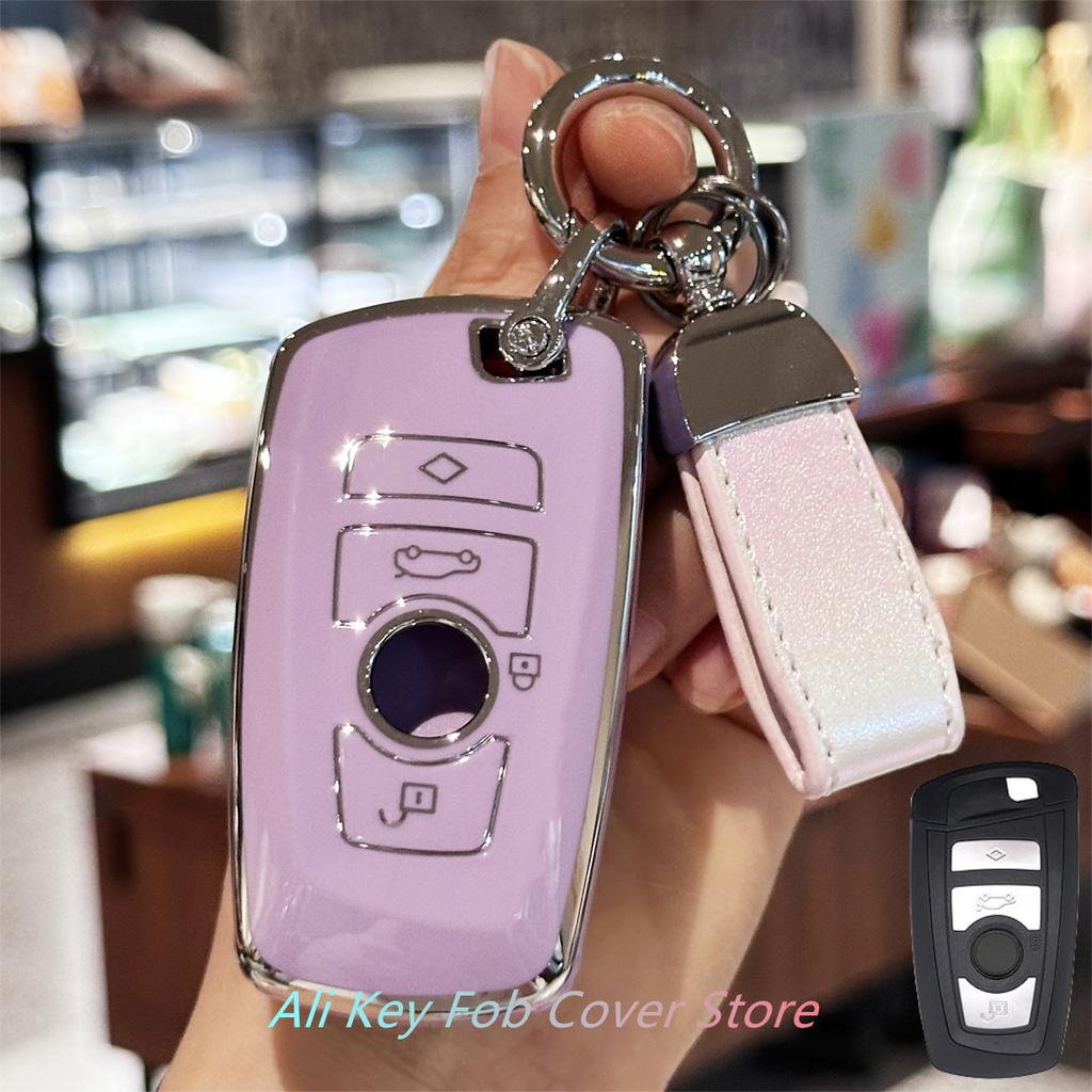 Key Fob Cover Case, Car Keychains, TPU Shell Cover Compatible for BMW 1 3 4 5 6 7 Series X3 X4 M5 M6 GT3 GT5