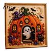 Faux Pearl Painting Kit Halloween Kit, DIY Witchcraft Art 3D Artistic Bead Mosaic Wall Craft for Adults Beginners, Handmade Holiday Decor Creative