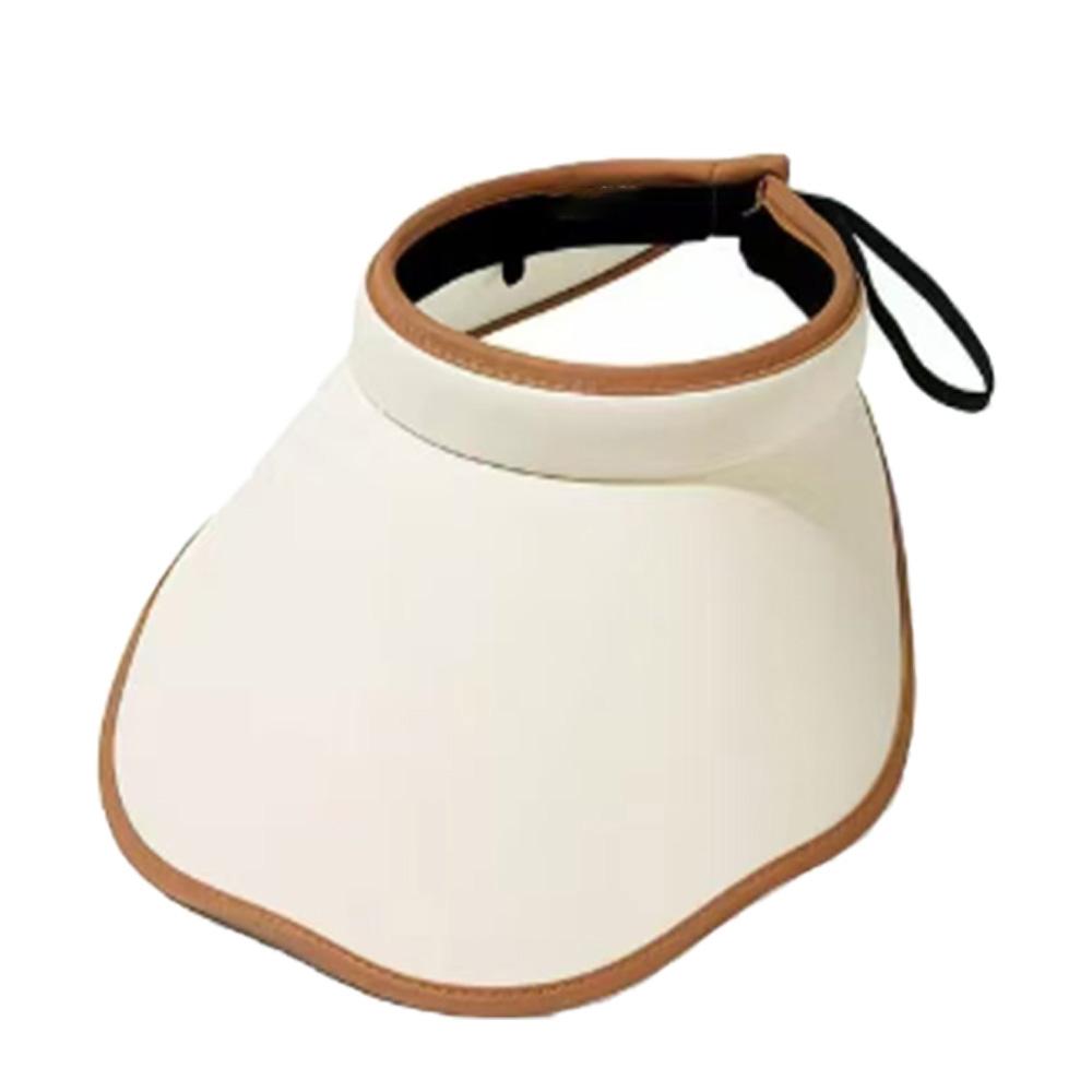 Style Plain Color Ventilated Wide Brim Sun Hat, Outdoor Breathable Summer Cap, Perfect for Outdoor Activities