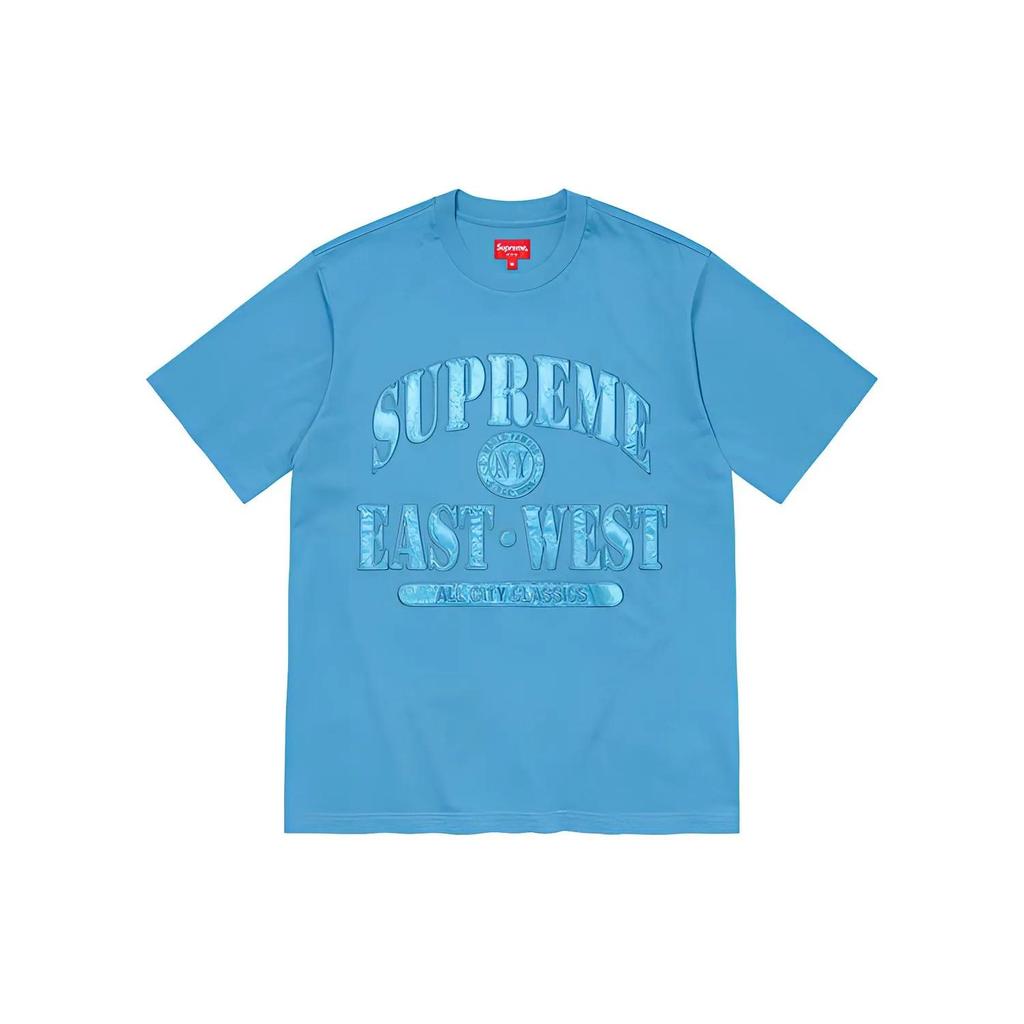Supreme Верх East West с коротким рукавом (унисекс) Футболки SUP SS21 215