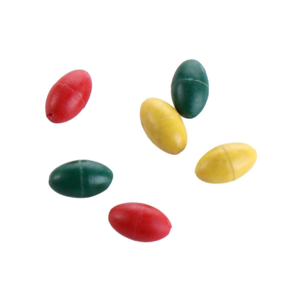 Рыболовные аксессуары Рыболовные плавающие бобы Рыболовные стопорные бусины Поплавочные бобы Овальный поплавок Рыбные бобы