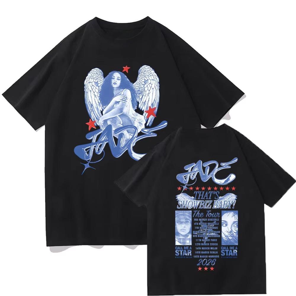 ThatS Showbiz Baby Tour 2026 Dateback Tee Jade Thirlwall Tshirts Summer Cotton High Quality New Punk Ropa Top Unisex