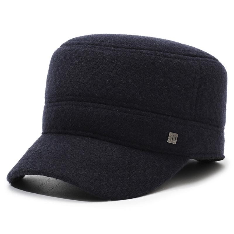 Old Man Hat Men Winter Middle-Aged Father In The Elderly Grandfather Old Man Day Fleece Ear Cap