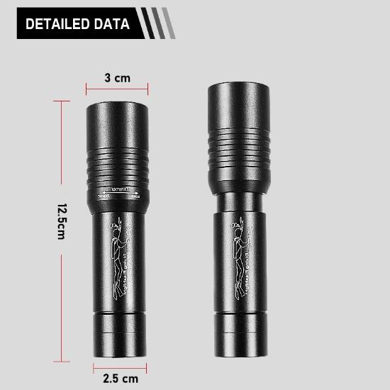 Профессиональный фонарик для дайвинга, высокий люмен 50000LM, мощный фонарик T6 с фитилем, портативный светильник для дайвинга, вращающаяся лампа для дайвинга