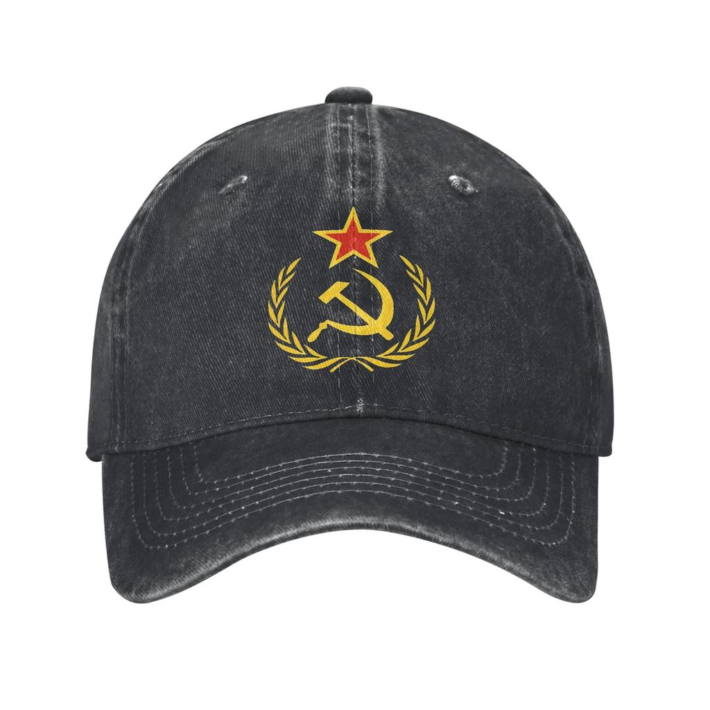 СССР Серп и Молот Звезда Марксистская Повседневная Бейсболка Для Мужчин Взрослых Лето Теннис Скейт Тракер Y2k Бейсболки
