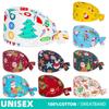 New Christmas Printed Surgical Scrub Cap 100%cotton Sweatband Chef Vet Spa Medical Bouffant Hat