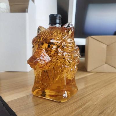 Стаканы из бутылки виски Бутылка для алкоголя Емкость для питья Реалистичный Бокал для вина с гербом волка для Бара Домашней вечеринки Кухни Рабочего места