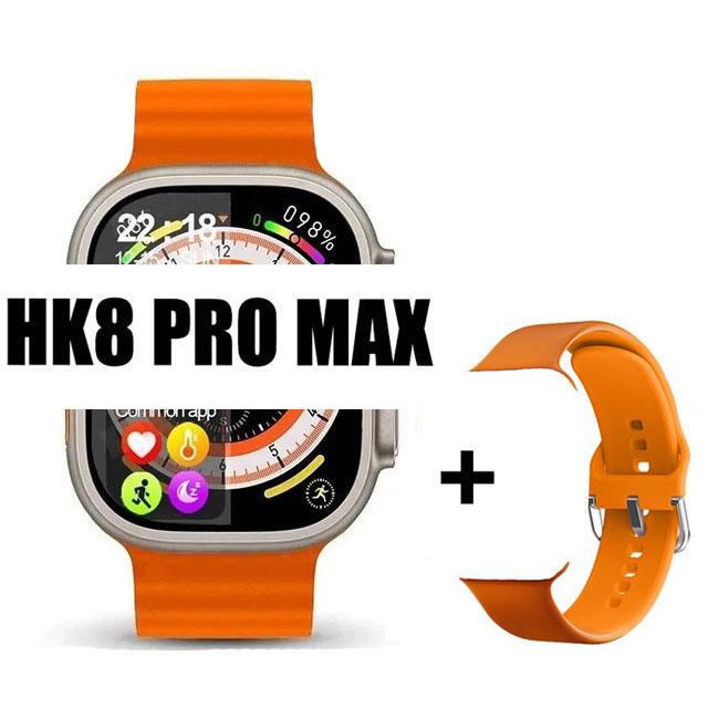 Оригинальные умные часы Hk8 Pro Max для мужчин, серия 8, 49 мм, 2,2 дюйма, экран RTAE с высокой частотой обновления, NFC-компас, игровые умные часы для Apple iPhone