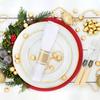 Gold Napkin Bands, Paper Napkin Rings Self Adhesive,Silverware Wraps Bands,Table Setup Wedding Event Party Supply,200 Pcs/Gold,NB-200-1Gold