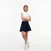 Tommy Hilfiger Хлопковый Микрофлис Модный Колледжный Стиль Высокая Талия А-силуэт Плиссированная Джинсовая Юбка Женские юбки DW0DW23149