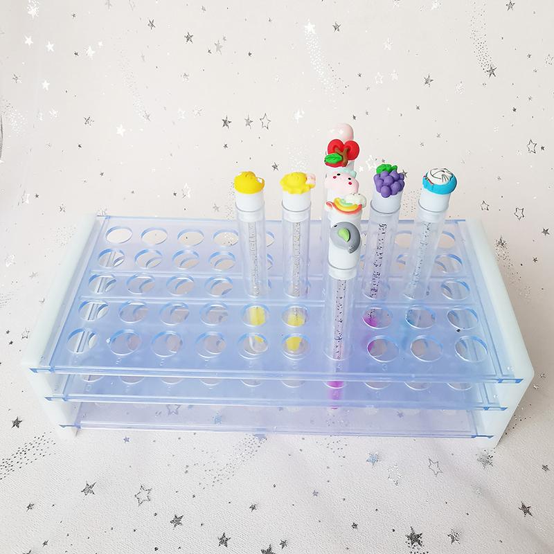 Подставка для тюбика с кистью для бровей, держатель для хранения кистей для ресниц, пинцет, держатель для помады, акриловая подставка для ручек, косметические инструменты