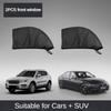 Car Sunshade Curtains Universal Side Window Shades SUV Curtains Protection Repellent Mosquito Mesh Net Sunshade Auto Accessories