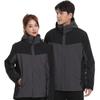 New Men's and Women's Outdoor Three-in-one Ski Jackets, Detachable Windproof, Waterproof and Breathable Mountaineering Suits