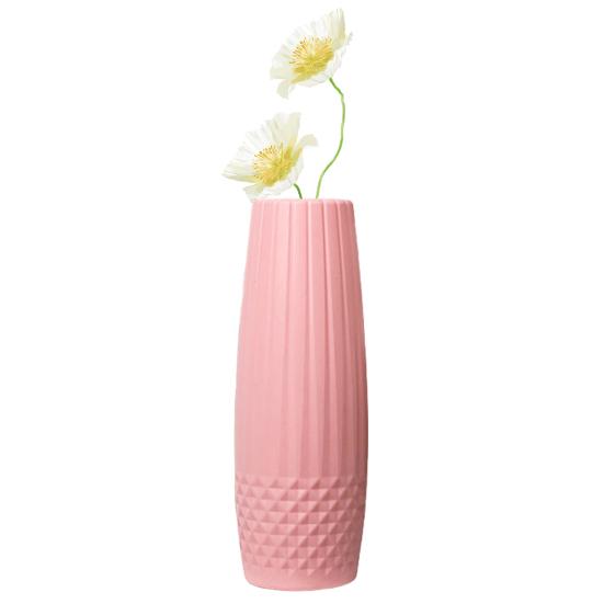 Flower Pot Decorative Nordic Style Burr-free Flower Arrangement PE Flower Container Table