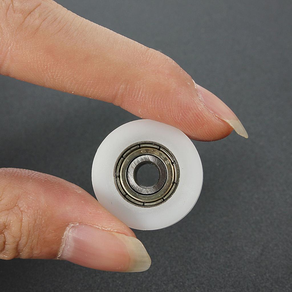 1 шт./4 шт. U-образный нейлоновый круглый шкив, шарикоподшипник, ролик для дверей, окон, душевые шкивы, ящик