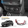 Наклейка из настоящего мягкого углеродного волокна для Dacia Duster 2014 2015 2016 2017 2018 LHD RHD Автомобиль Рамка кондиционера Центральной консоли Внутренняя отделка