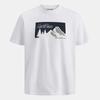 Men's Sun Cotton T-shirt with Mountain Print
