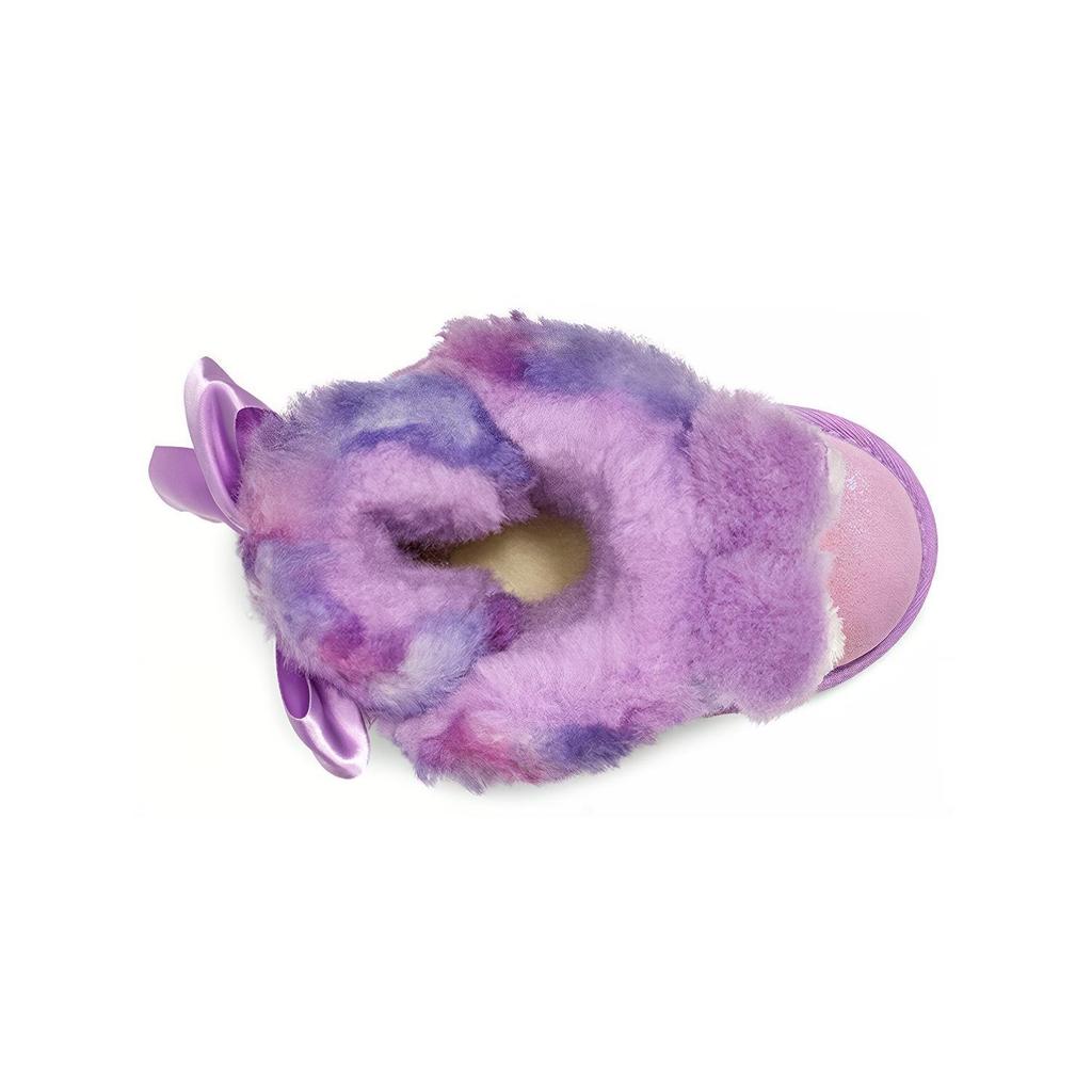 UGG Paz Bootie Suede Slip Resistant Abrasion Resistant Kids' Boots Pink Purple Children Aged 3 7 Years Old 1103503-OBLS